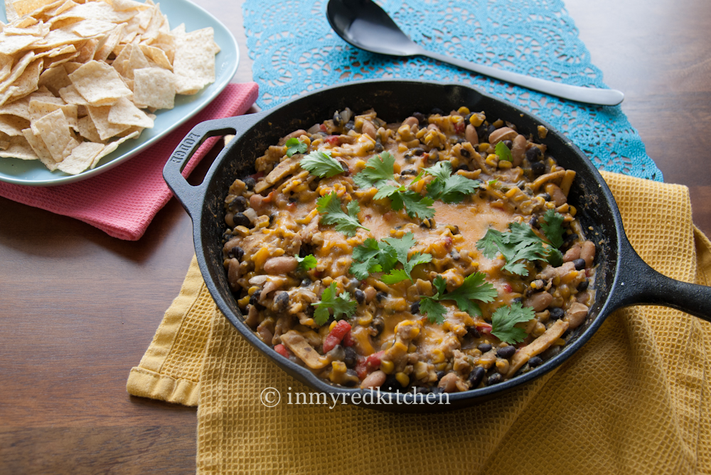 Corn chili skillet