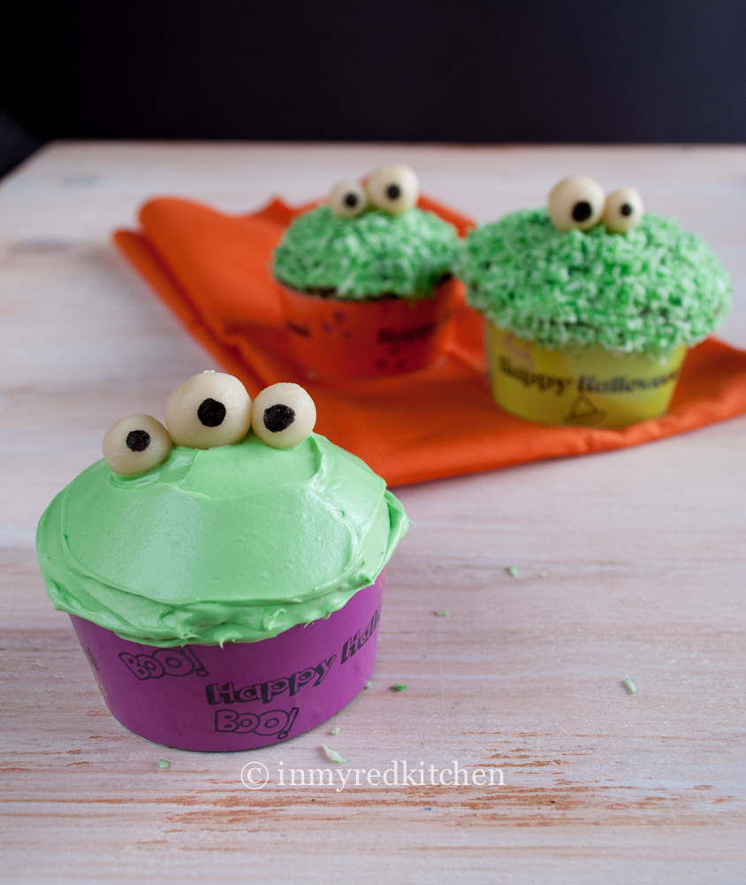 Green Monster Pandan Cupcakes