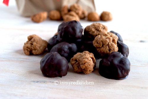 Why not dip them in chocolate? Yum, those were even better than the ones store-bought!