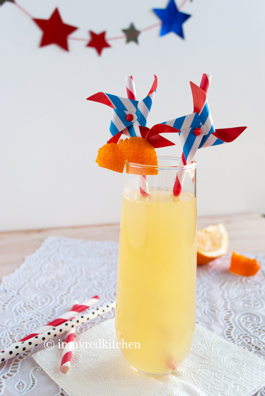 Citrus sparkler cocktail