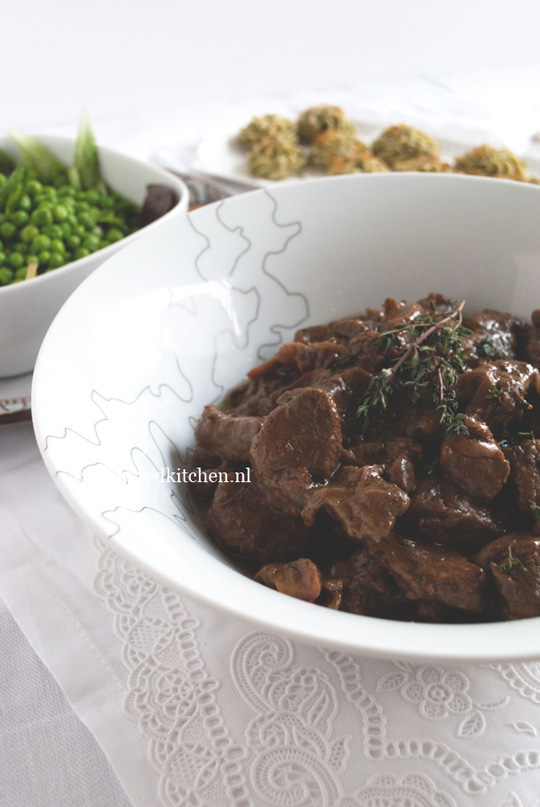 Lamb stew with porcini