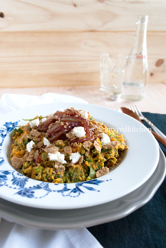Sweet Potato and Kale mash | © in my Red Kitchen