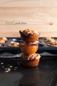 Fennel Pork Bites - perfect for a Superbowl party! | in my Red Kitchen
