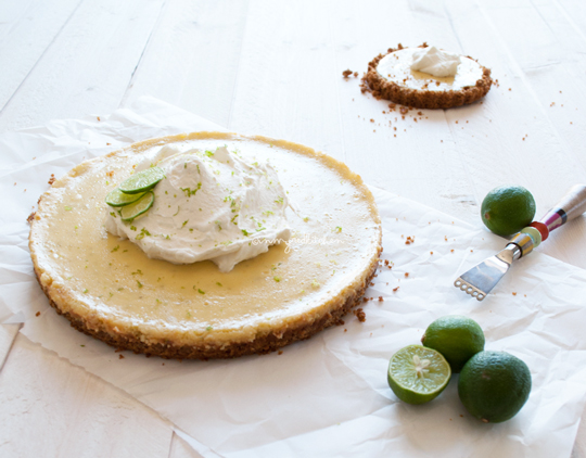 Key lime pie made of actual key limes, so delicious! | in my Red Kitchen