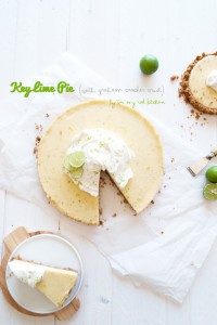 Key lime pie made of actual key limes, so delicious! | in my Red Kitchen