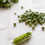 Shelling peas, spring is here!