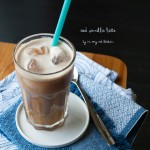 Iced vanilla latte, the best iced coffee and easy to make at home! | in my Red Kitchen