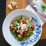 Zucchini noodles with baked ricotta, such a healthy dish! | in my Red Kitchen #glutenfree #pasta #zoodles