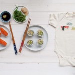 Baby announcement 'in my Red Kitchen' #sushi #baby #babyannouncement