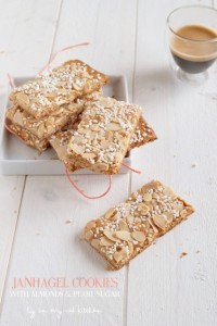 Dutch Janhagel cookies for the Great Food Bloggers Cookie Swap | in my Red Kitchen #fbcookieswap #cookies #cookie #dutch #almondcookie