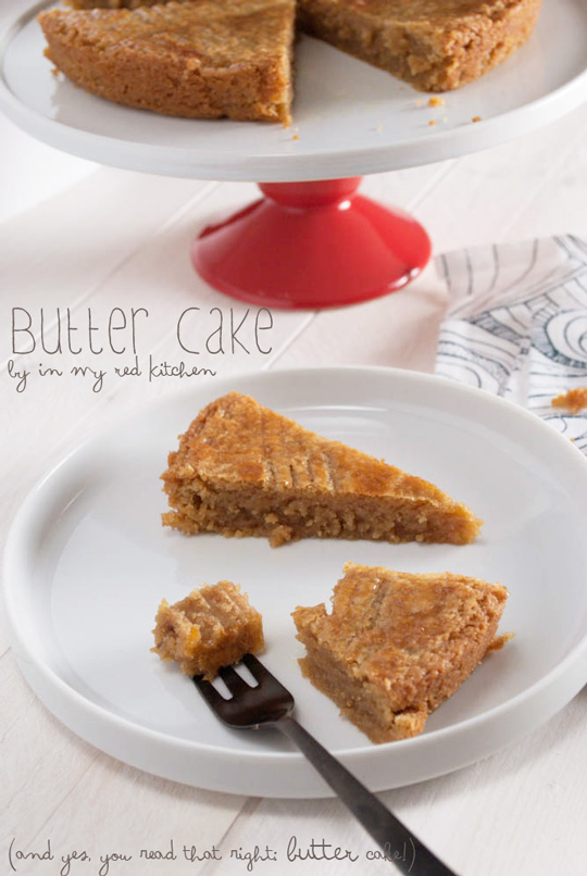 Dutch butter cake - yes, you read that right: BUTTER cake! | in my Red Kitchen #butter #cake #buttercake #recipe