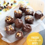 Frozen banana bites