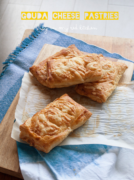 Kaasbroodjes // Gouda Cheese Pastries | in my Red Kitchen