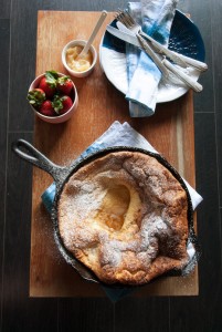 The most perfect Dutch baby pancake | in my Red Kitchen