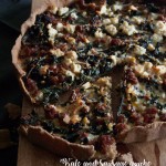 Kale and sausage quiche | in my Red Kitchen