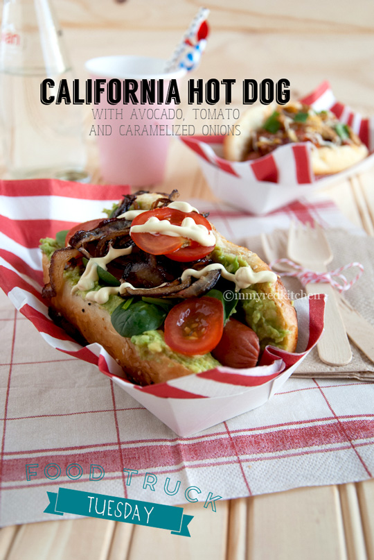 California hot dog - a healthier twist on fast food | in my Red Kitchen