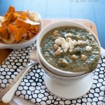 Chickpea soup with spinach. Is it winter yet? | in my Red Kitchen #chickpea #soup #fall #winter #spinach #spinachsoup