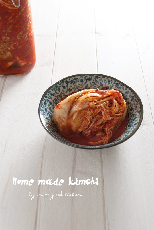 Home made kimchi - easy to make and so delicious! | in my Red Kitchen #kimchi #homemade #korean